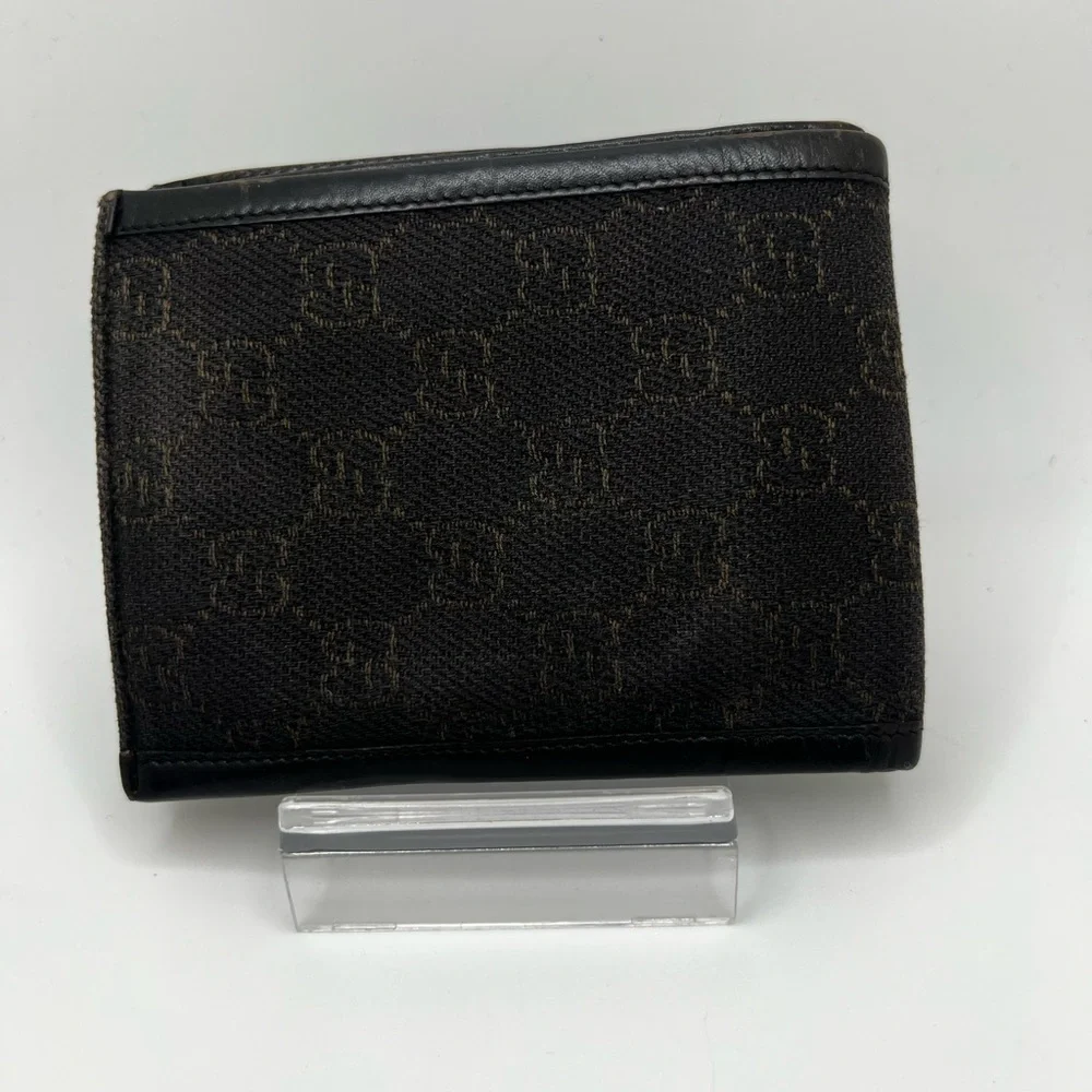 Preowned Gucci Black Men's Bifold Wallet